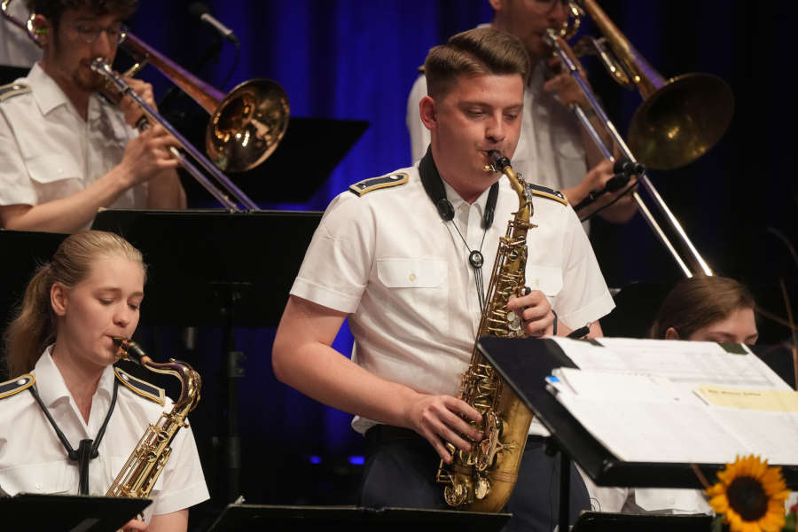 Big Band Ausbildungsmusikkorps Bundeswehr Kaiserslautern 2022 (Foto: Reinhard Schnell)