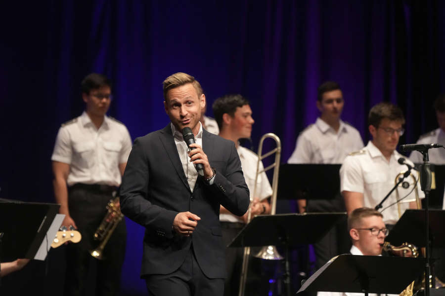 Big Band Ausbildungsmusikkorps Bundeswehr Kaiserslautern 2022 (Foto: Reinhard Schnell)
