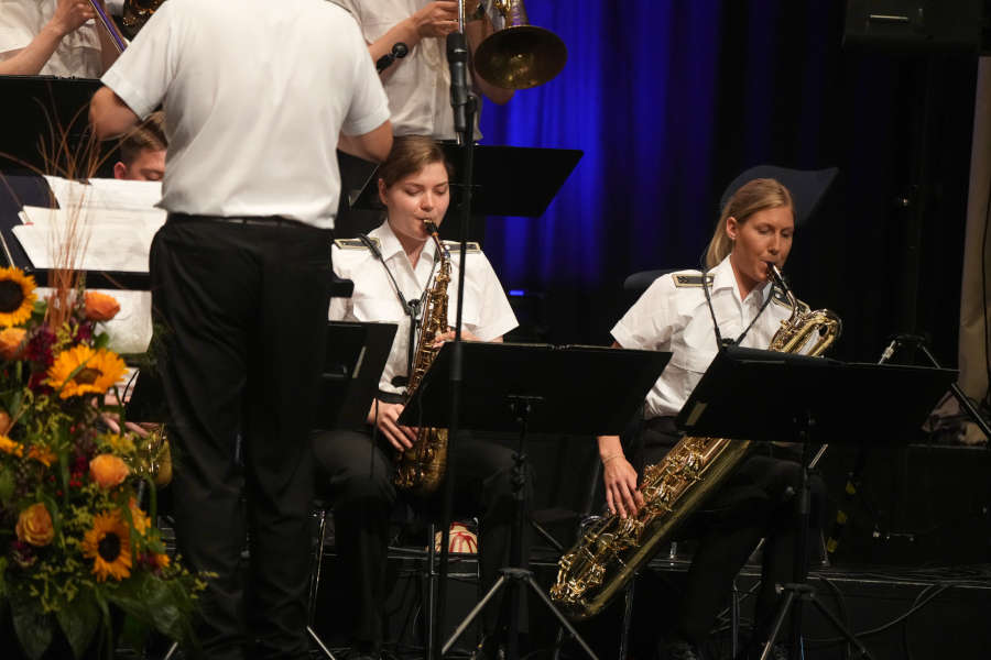 Big Band Ausbildungsmusikkorps Bundeswehr Kaiserslautern 2022 (Foto: Reinhard Schnell)