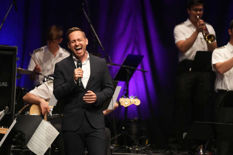 Big Band Ausbildungsmusikkorps Bundeswehr Kaiserslautern 2022 (Foto: Reinhard Schnell)