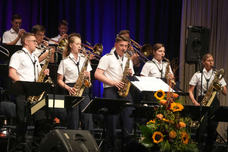 Big Band Ausbildungsmusikkorps Bundeswehr Kaiserslautern 2022 (Foto: Reinhard Schnell)