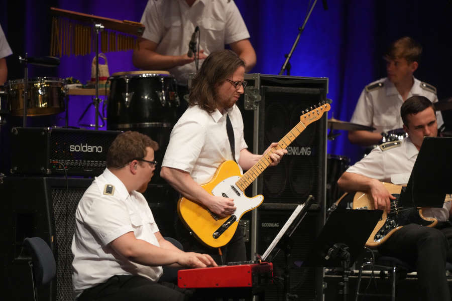 Big Band Ausbildungsmusikkorps Bundeswehr Kaiserslautern 2022 (Foto: Reinhard Schnell)