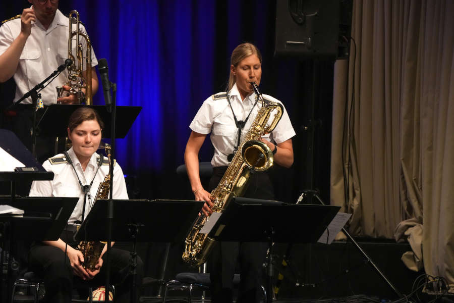 Big Band Ausbildungsmusikkorps Bundeswehr Kaiserslautern 2022 (Foto: Reinhard Schnell)