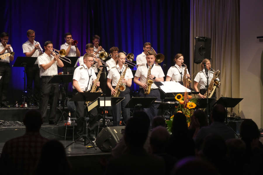 Big Band Ausbildungsmusikkorps Bundeswehr Kaiserslautern 2022 (Foto: Reinhard Schnell)