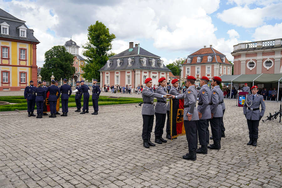 Gelöbnis Bruchsal ABC-Abwehrbataillon 750 "Baden" Luftwaffenausbildungsbataillon (Foto: Holger Knecht)