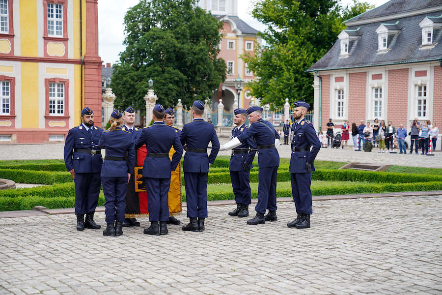 Gelöbnis Bruchsal ABC-Abwehrbataillon 750 "Baden" Luftwaffenausbildungsbataillon (Foto: Reinhard Schnell)