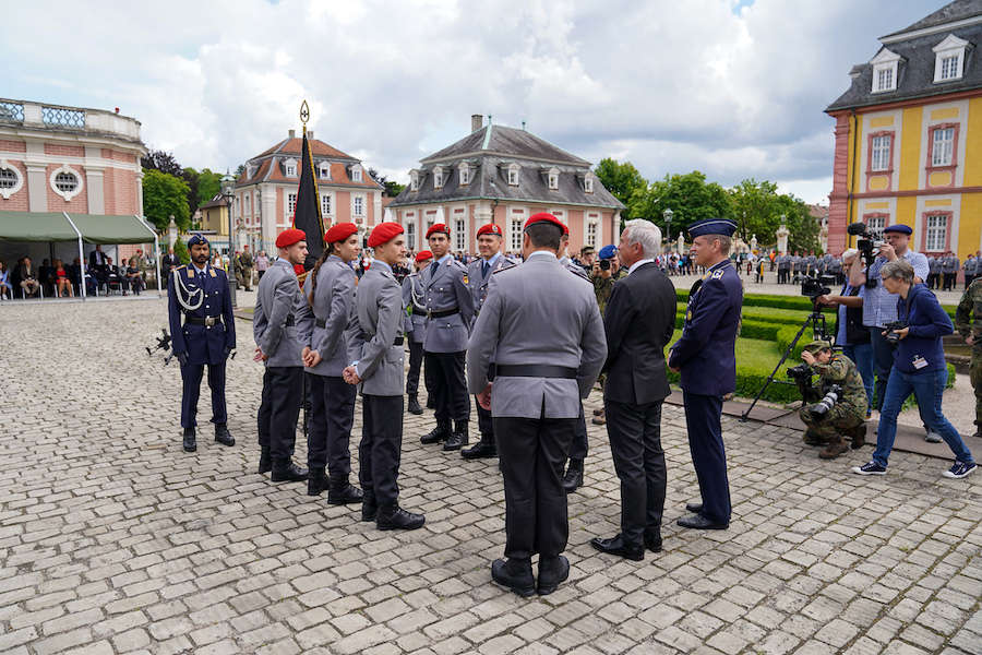 Gelöbnis Bruchsal ABC-Abwehrbataillon 750 "Baden" Luftwaffenausbildungsbataillon (Foto: Holger Knecht)