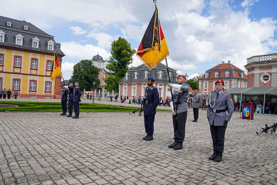 Gelöbnis Bruchsal ABC-Abwehrbataillon 750 "Baden" Luftwaffenausbildungsbataillon (Foto: Reinhard Schnell)