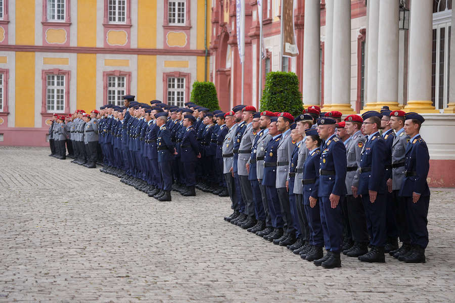 Gelöbnis Bruchsal ABC-Abwehrbataillon 750 "Baden" Luftwaffenausbildungsbataillon (Foto: Holger Knecht)