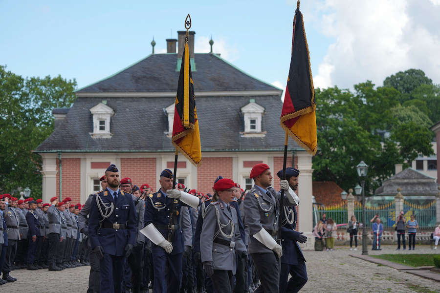 Gelöbnis Bruchsal ABC-Abwehrbataillon 750 "Baden" Luftwaffenausbildungsbataillon (Foto: Holger Knecht)