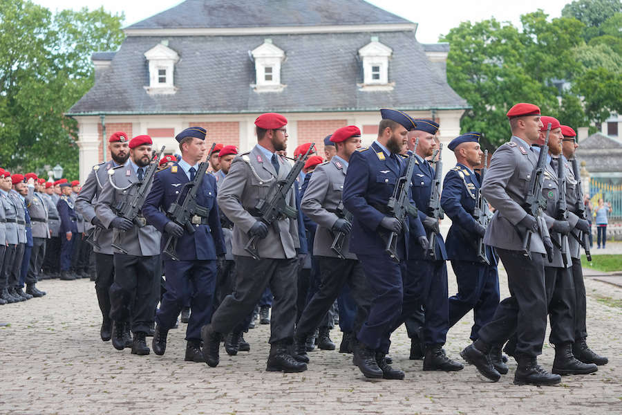 Gelöbnis Bruchsal ABC-Abwehrbataillon 750 "Baden" Luftwaffenausbildungsbataillon (Foto: Holger Knecht)