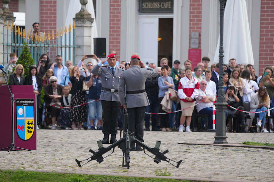 Gelöbnis Bruchsal ABC-Abwehrbataillon 750 "Baden" Luftwaffenausbildungsbataillon (Foto: Holger Knecht)