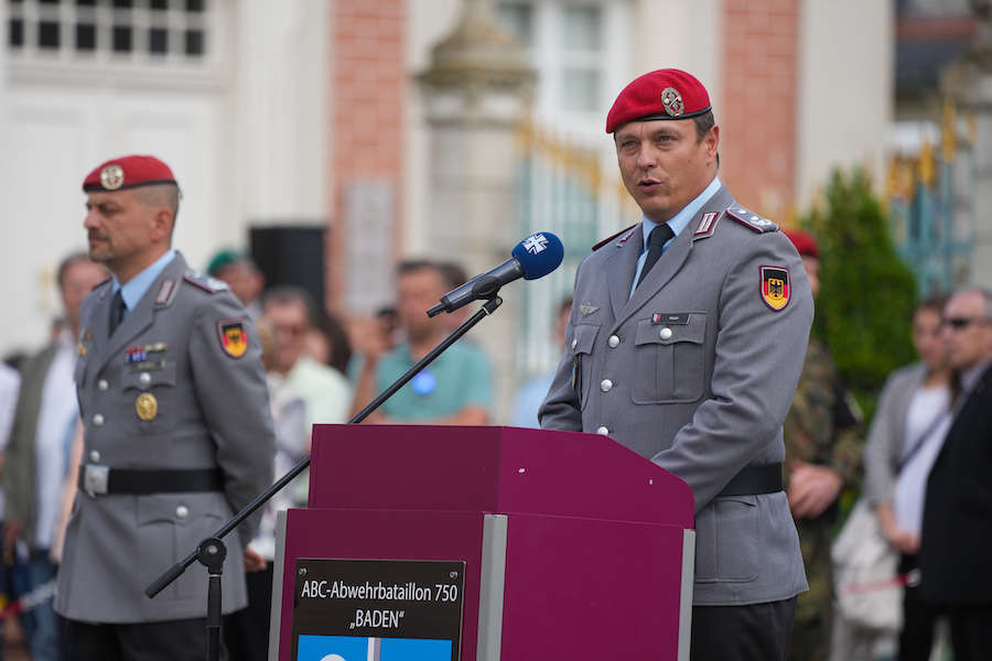 Gelöbnis Bruchsal ABC-Abwehrbataillon 750 "Baden" Luftwaffenausbildungsbataillon (Foto: Holger Knecht)