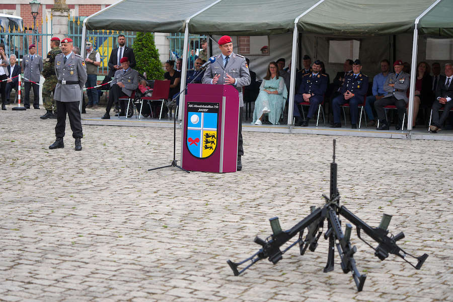 Gelöbnis Bruchsal ABC-Abwehrbataillon 750 "Baden" Luftwaffenausbildungsbataillon (Foto: Holger Knecht)