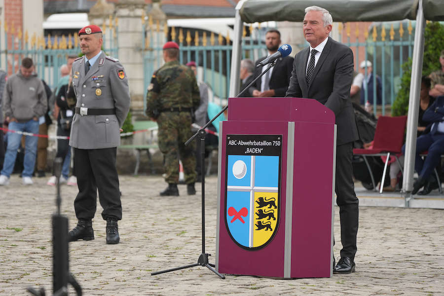 Gelöbnis Bruchsal ABC-Abwehrbataillon 750 "Baden" Luftwaffenausbildungsbataillon (Foto: Holger Knecht)