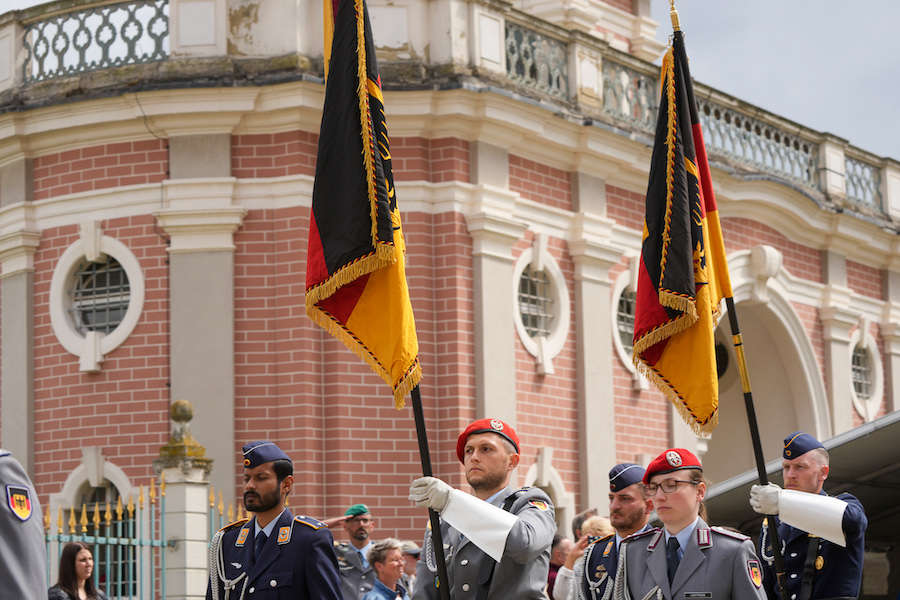 Gelöbnis Bruchsal ABC-Abwehrbataillon 750 "Baden" Luftwaffenausbildungsbataillon (Foto: Reinhard Schnell)