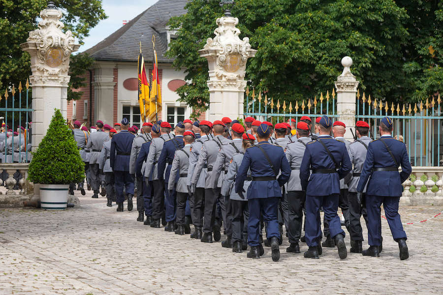 Gelöbnis Bruchsal ABC-Abwehrbataillon 750 "Baden" Luftwaffenausbildungsbataillon (Foto: Holger Knecht)