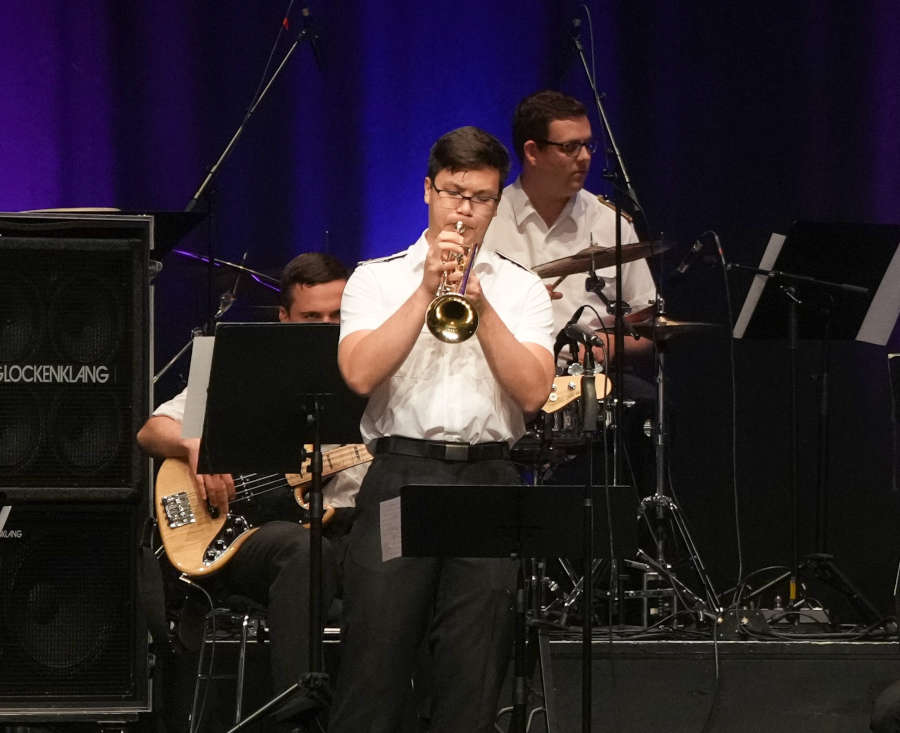 Big Band Ausbildungsmusikkorps Bundeswehr Kaiserslautern 2022 (Foto: Reinhard Schnell)