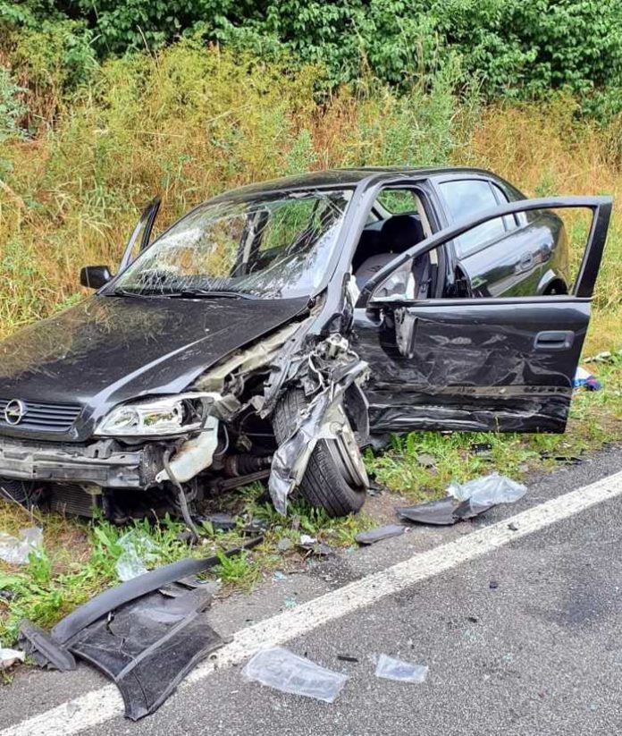 Verkehrsunfall mit 4 Verletzten