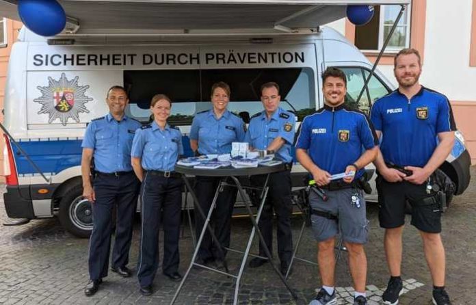 Team der Polizei Mainz