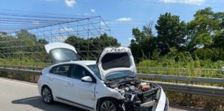 Unfall wegen gesundheitlicher Problemen (Foto: Polizei RLP)