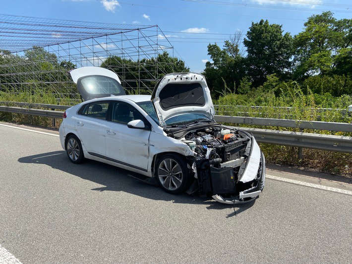 Unfall wegen gesundheitlicher Problemen (Foto: Polizei RLP)