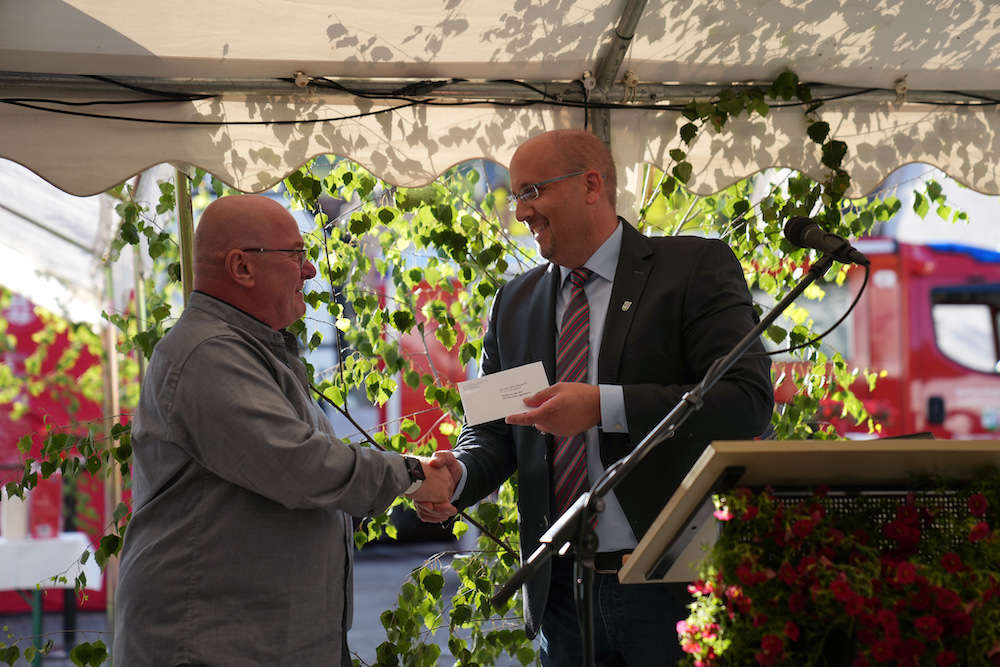 Festakt Feuerwehr Iggelbach (Foto: Holger Knecht)