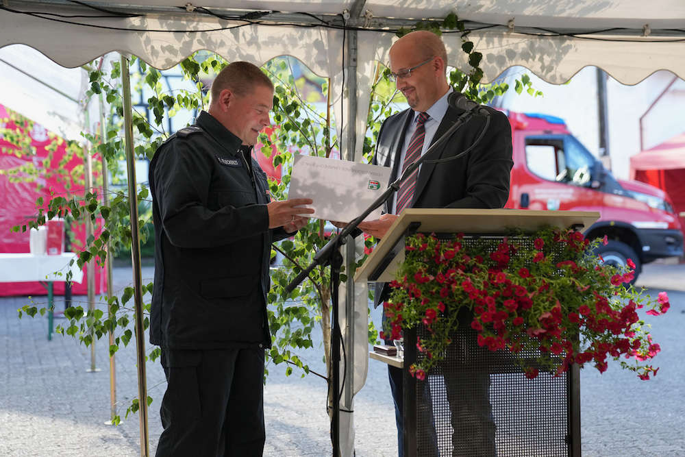 Festakt Feuerwehr Iggelbach (Foto: Holger Knecht)