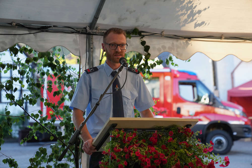 Festakt Feuerwehr Iggelbach (Foto: Holger Knecht)