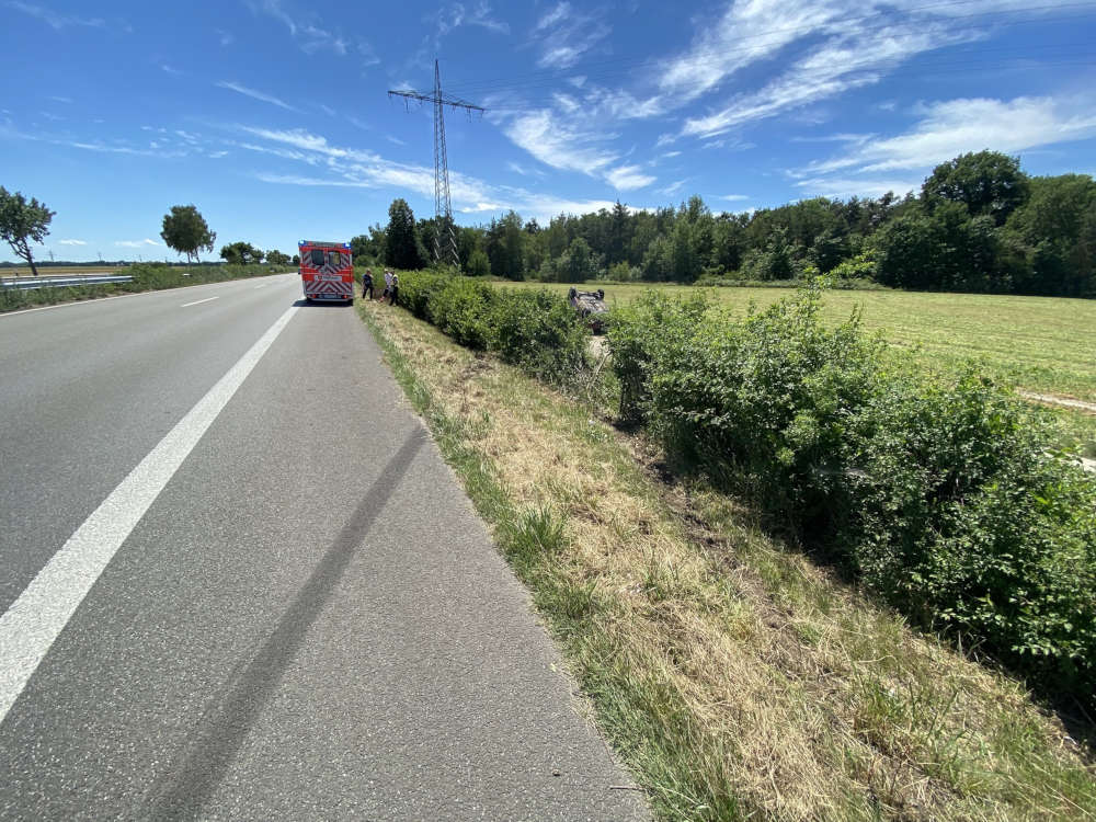 Die Unfallörtlichkeit (Foto: Polizei RLP)