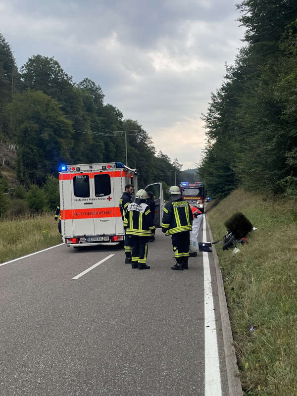 Die Einsatzstelle (Foto: Feuerwehr VG Lambrecht)