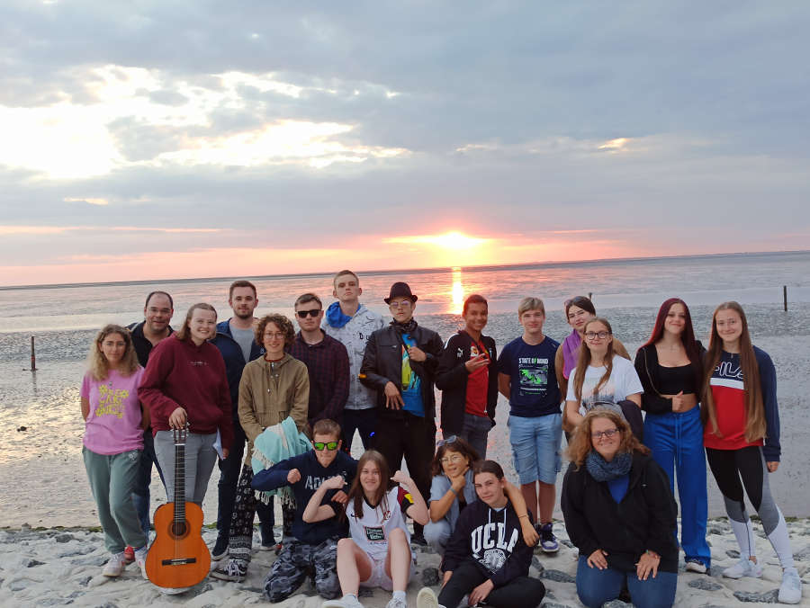 Gruppenbild Norddeich (Foto: Prot. Pfarramt Lambrecht-Lindenberg)