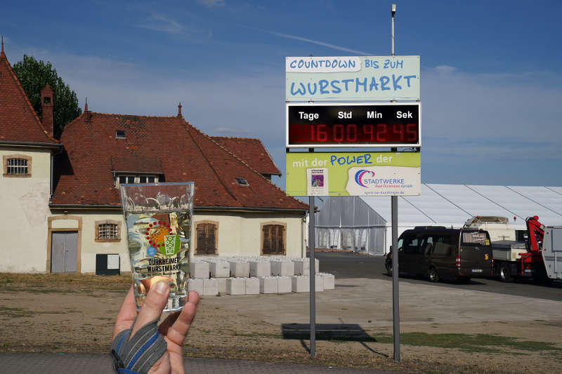 Noch 16 Tage bis zum Wurstmarkt (Foto: Holger Knecht)