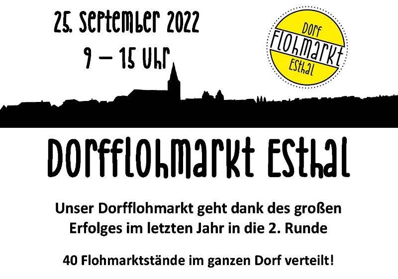 Dorfflohmarkt (Foto: Gemeinde Esthal)