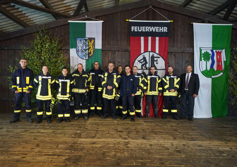 Feuerwehr-Jahresversammlung 2021 in der Waldfesthalle Esthal (Foto: Reinhard Schnell)