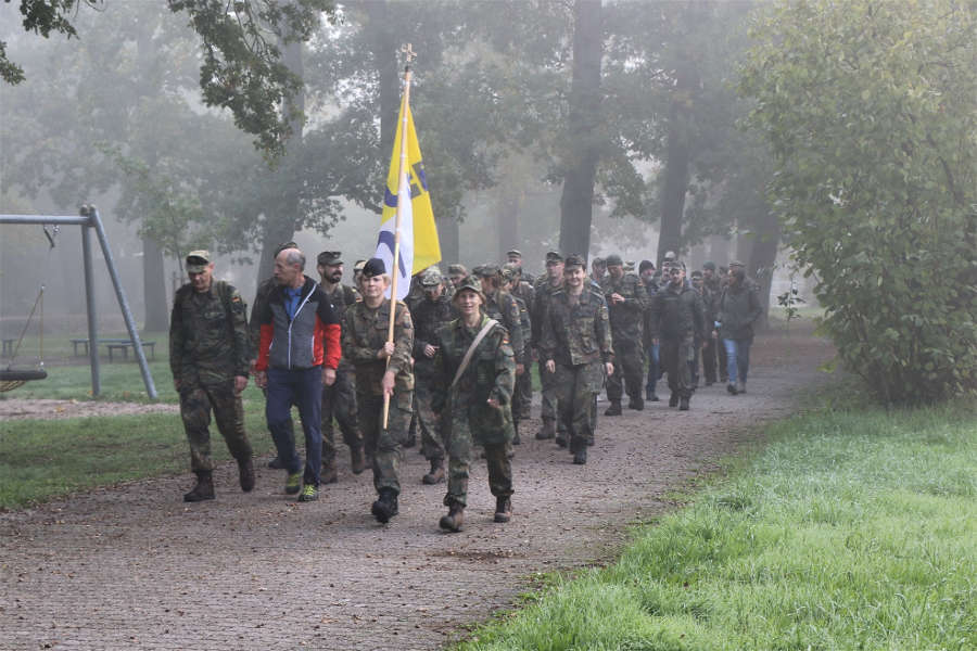 Zwölfte Soldatenfußwallfahrt (Foto. Bundeswehr/Frank Wiedemann)