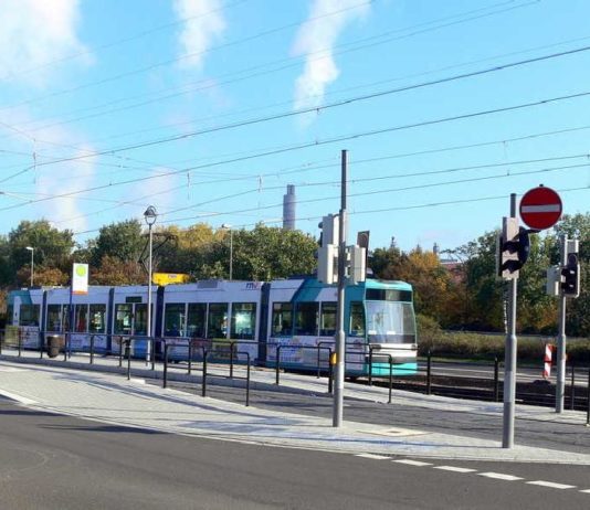 Stadtbahn - Endtstelle Oppau - Symbolbild