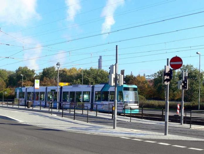 Stadtbahn - Endtstelle Oppau - Symbolbild