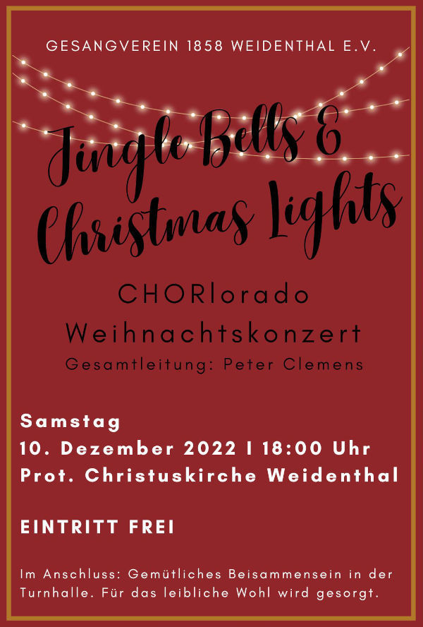 Jingle Bells & Christmas Lights (Foto: CHORlorado)