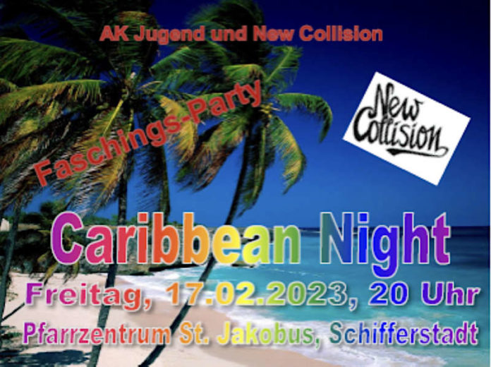 Caribean Night - Veranstaltungsplakat