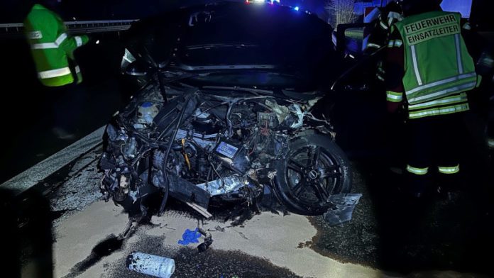 schwerer Unfall auf der A6