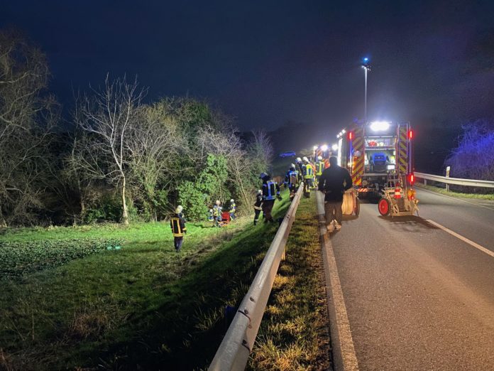 Großfischlingen_Unfall © Feuerwehr Verbandsgemeinde Edenkoben