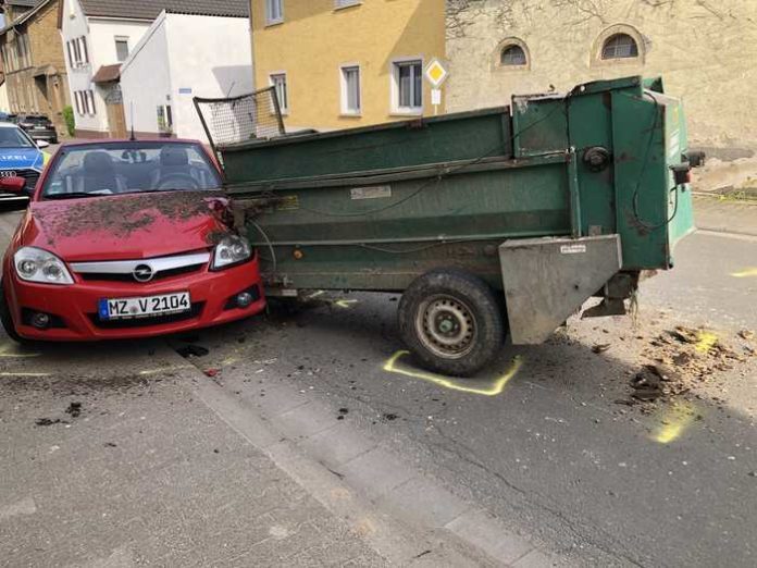 Aufnahme der Kollision