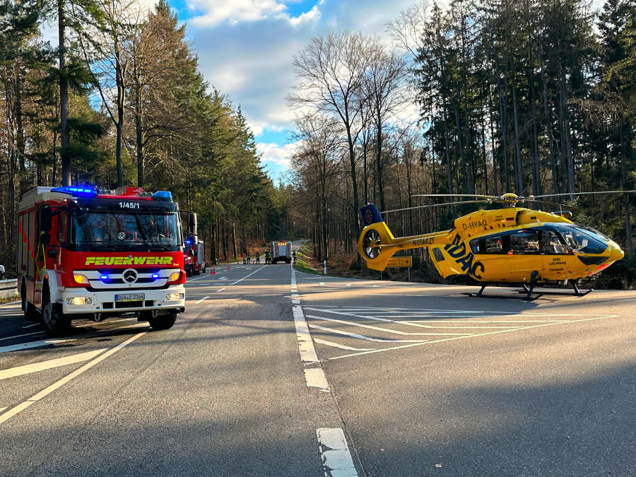 Einsatzstelle (Foto: Feuerwehr VG Lambrecht)