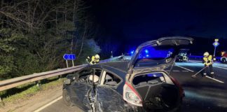 Verkehrsunfall (Foto: Feuerwehr Neustadt)