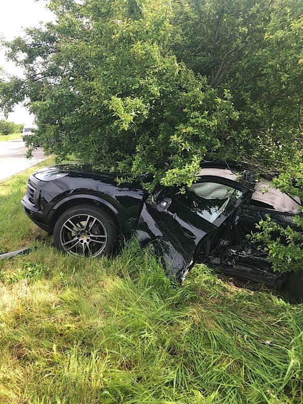 Unfallfahrzeug (Foto: Polizei RLP)