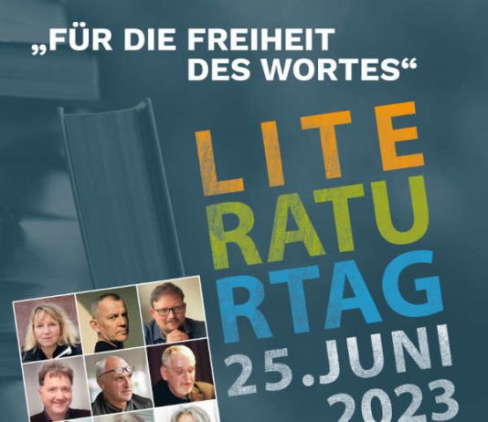 Plakat Literaturtag (Quelle: PEN Deutschland)