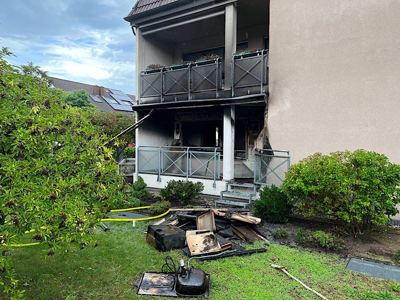 Küchenbrand (Foto: Feuerwehr Neustadt)