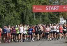 Startfoto des Golfplatzlaufs 2023 (Foto: TSV 05 Rot)