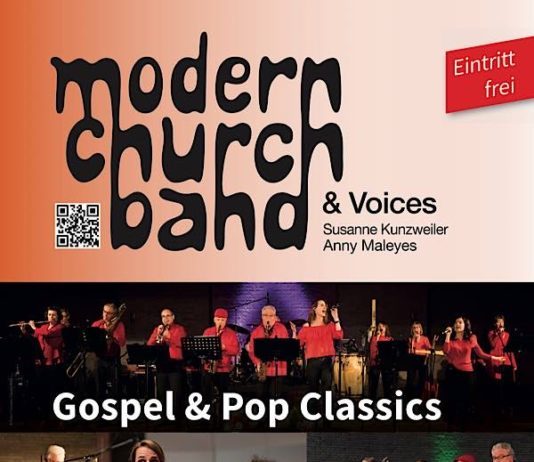 Veranstaltungsplakat (Quelle: Modern Church Band)